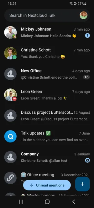 Nextcloud Talk